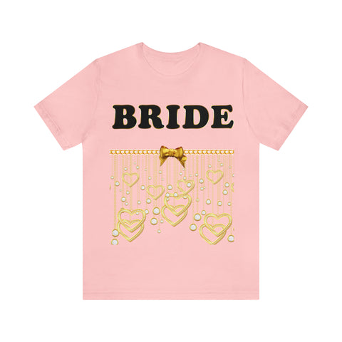 Image of Stylish Bride Gift Idea For Her | Future Mrs T Shirt | Short Sleeve Tee | Bachelorette Party Gift For Bride | Custom Personal Name Date-FrenzyAfricanFashion.com