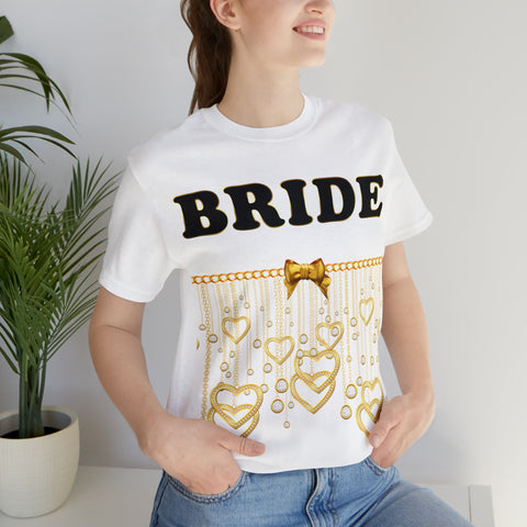 Image of Stylish Bride Gift Idea For Her | Future Mrs. T Shirt | Short Sleeve Tee | Bachelorette Party Gift For Bride | Front Side Print Only-FrenzyAfricanFashion.com