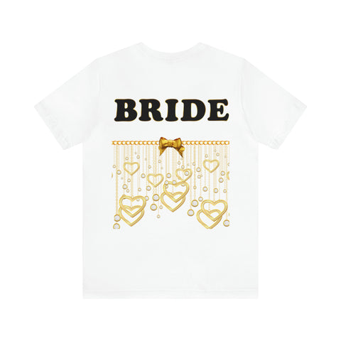 Image of Stylish Bride Gift Idea For Her | Future Mrs T Shirt | Short Sleeve Tee | Bachelorette Party Gift For Bride | Custom Personal Name Date-FrenzyAfricanFashion.com