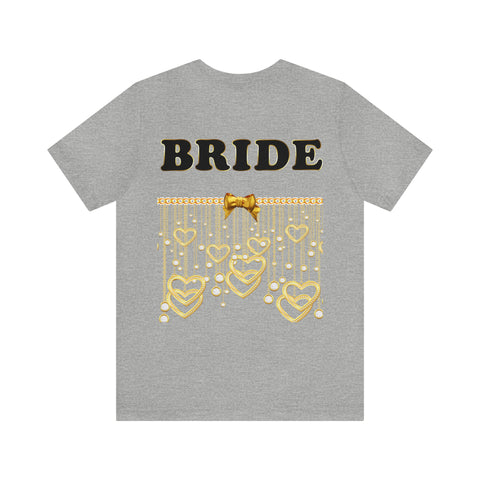 Image of Stylish Bride Gift Idea For Her | Future Mrs T Shirt | Short Sleeve Tee | Bachelorette Party Gift For Bride | Custom Personal Name Date-FrenzyAfricanFashion.com