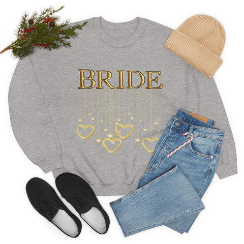 Image of Funny Bride Shirts Wedding Dress Getting Ready Wedding Sweatshirt-FrenzyAfricanFashion.com