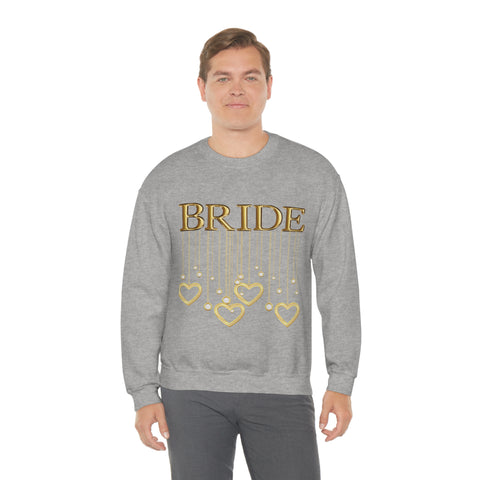 Image of Funny Bride Shirts Wedding Dress Getting Ready Wedding Sweatshirt-FrenzyAfricanFashion.com