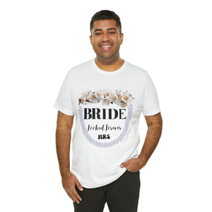 Funny Bridal Party T Shirts For Getting Ready Bridal Showers Wedding Dress-FrenzyAfricanFashion.com