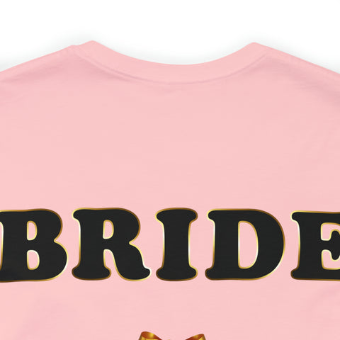 Image of Stylish Bride Gift Idea For Her | Future Mrs T Shirt | Short Sleeve Tee | Bachelorette Party Gift For Bride | Custom Personal Name Date-FrenzyAfricanFashion.com