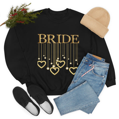 Image of Funny Bride Shirts Wedding Dress Getting Ready Wedding Sweatshirt-FrenzyAfricanFashion.com