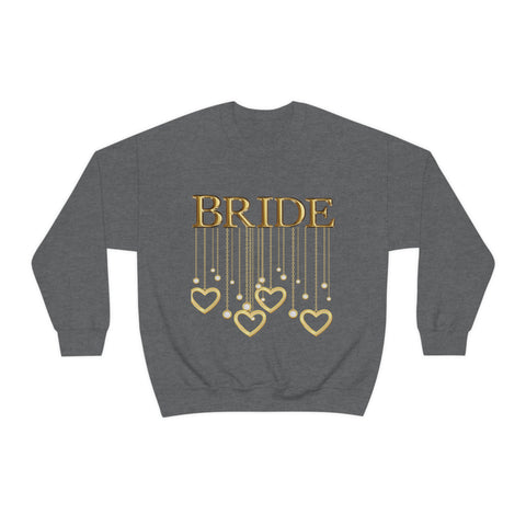 Image of Funny Bride Shirts Wedding Dress Getting Ready Wedding Sweatshirt-FrenzyAfricanFashion.com