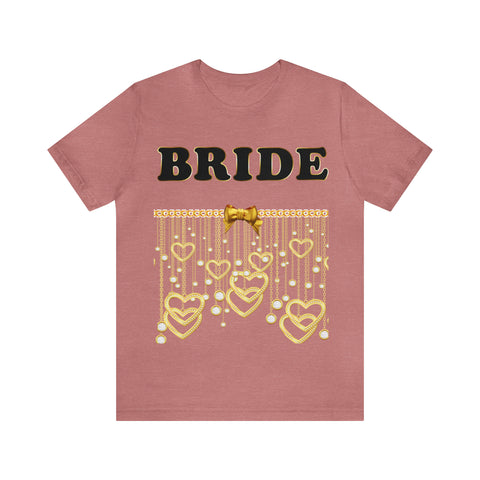 Image of Stylish Bride Gift Idea For Her | Future Mrs. T Shirt | Short Sleeve Tee | Bachelorette Party Gift For Bride | Front Side Print Only-FrenzyAfricanFashion.com