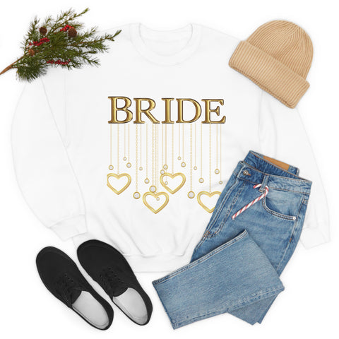 Image of Funny Bride Shirts Wedding Dress Getting Ready Wedding Sweatshirt-FrenzyAfricanFashion.com