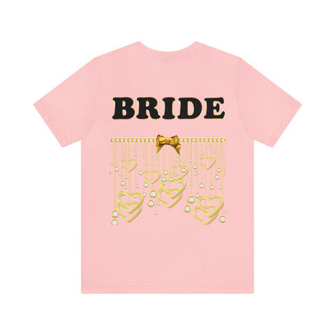 Image of Stylish Bride Gift Idea For Her | Future Mrs T Shirt | Short Sleeve Tee | Bachelorette Party Gift For Bride | Custom Personal Name Date-FrenzyAfricanFashion.com