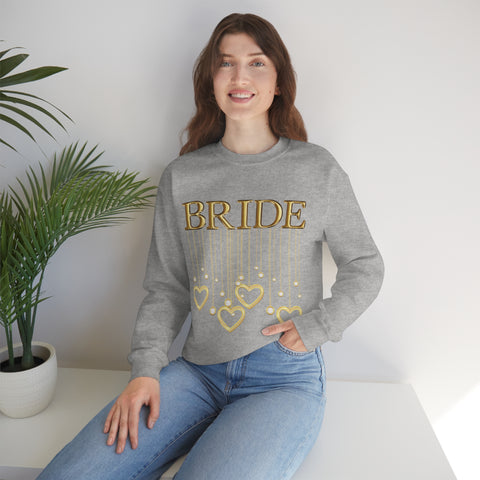 Image of Funny Bride Shirts Wedding Dress Getting Ready Wedding Sweatshirt-FrenzyAfricanFashion.com