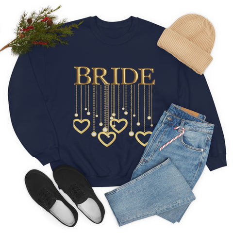 Image of Funny Bride Shirts Wedding Dress Getting Ready Wedding Sweatshirt-FrenzyAfricanFashion.com