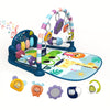 Baby Play Mat Baby Gym, Funny Play Piano Tummy Time Baby Activity Gym Mat With 5 Infant Learning Sensory Baby Toys, Music And Lights Boy & Girl Gifts For Newborn Baby 0 To 3 6 9 12 Months-FrenzyAfricanFashion.com