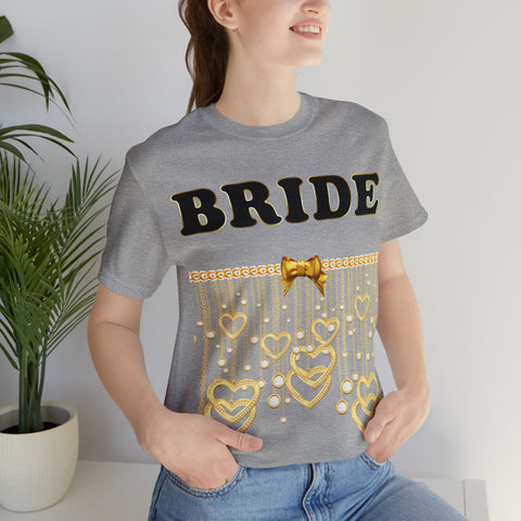 Image of Stylish Bride Gift Idea For Her | Future Mrs T Shirt | Short Sleeve Tee | Bachelorette Party Gift For Bride | Custom Personal Name Date-FrenzyAfricanFashion.com