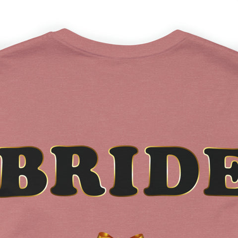 Image of Stylish Bride Gift Idea For Her | Future Mrs T Shirt | Short Sleeve Tee | Bachelorette Party Gift For Bride | Custom Personal Name Date-FrenzyAfricanFashion.com