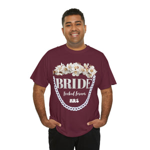 Personalized Bride Shirt | New Mrs. Wifey Gift For Bride | Bachelorette Party Bride To Be T-Shirt-FrenzyAfricanFashion.com