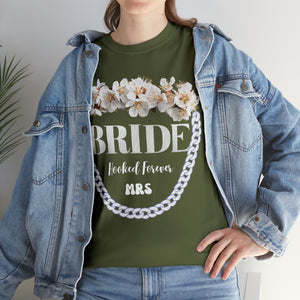 Personalized Bride Shirt | New Mrs. Wifey Gift For Bride | Bachelorette Party Bride To Be T-Shirt-FrenzyAfricanFashion.com