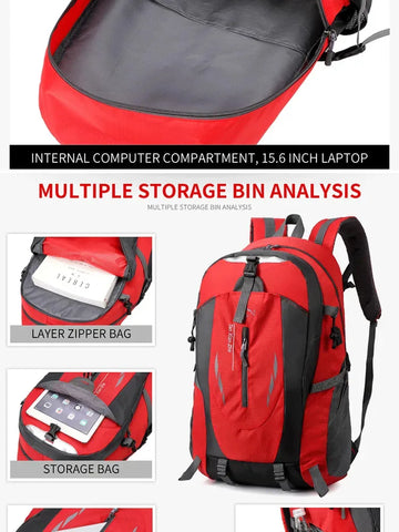 Image of Capacity Travel Bag Waterproof Men's and Women's Backpack Lightweight Travel Backpack-FrenzyAfricanFashion.com