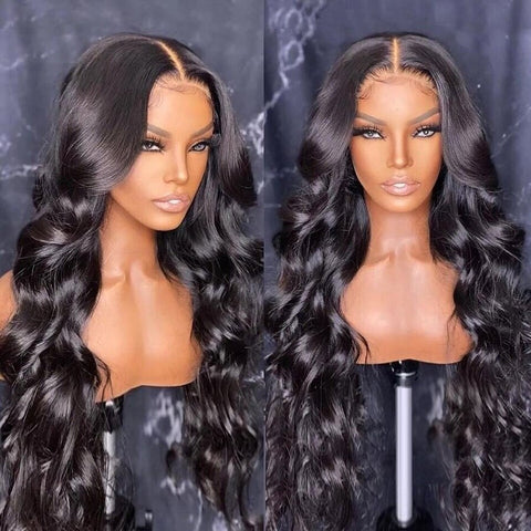 Image of Lace Front Human Hair Wigs Lace Closure-FrenzyAfricanFashion.com