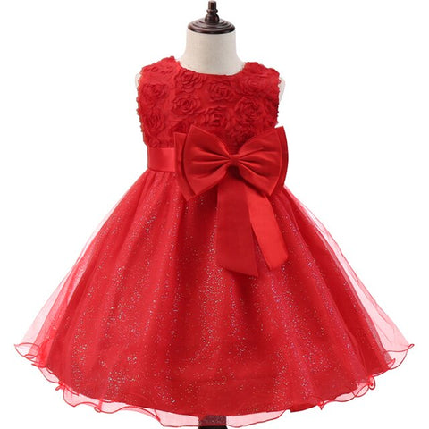 Image of Girl Flower Princess Dress Children Summer Tutu Wedding Birthday Party Dresses For 5 8 10 Years Girls Kids Gown Costume Clothing-FrenzyAfricanFashion.com