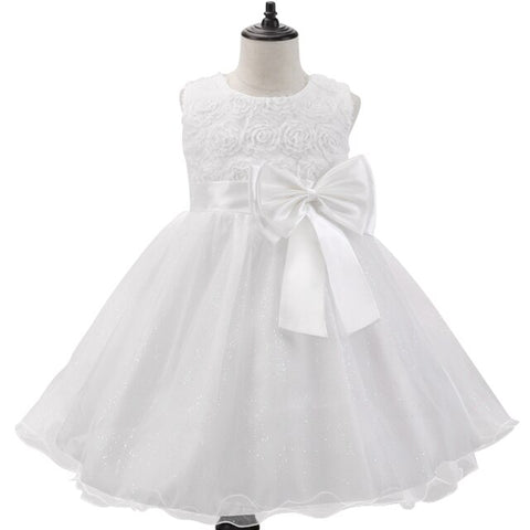 Image of Girl Flower Princess Dress Children Summer Tutu Wedding Birthday Party Dresses For 5 8 10 Years Girls Kids Gown Costume Clothing-FrenzyAfricanFashion.com