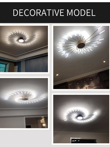 Image of Hot sale fireworks led Chandelier For Living Room Bedroom Home chandelier Modern Led Ceiling Chandelier Lamp Lighting chandelier-FrenzyAfricanFashion.com