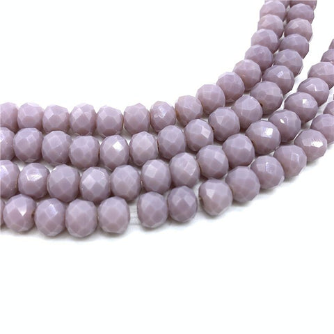 Image of Wholesale 4x6mm/50pcs Crystal Rondel Faceted Crystal Glass Beads Loose Spacer Round Beads for Jewelry Making Jewelry Diy-FrenzyAfricanFashion.com