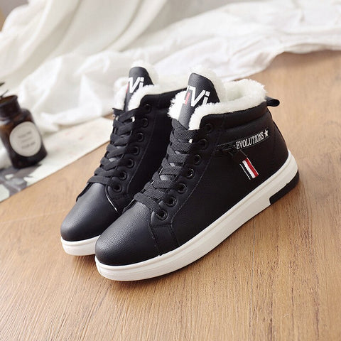 Image of Winter Boots Women Ankle Plush Shoes Sneakers-FrenzyAfricanFashion.com