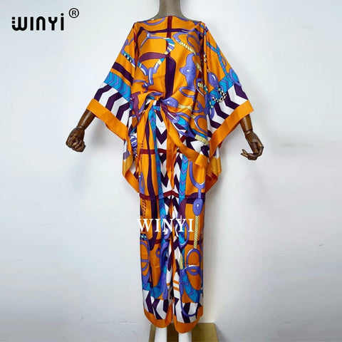 Image of Women Batwing Sleeve Dress-FrenzyAfricanFashion.com