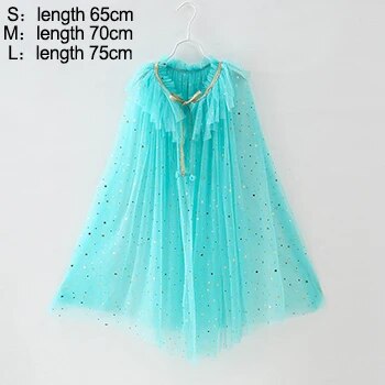 Image of Fashion Glitter Multicolor Sequins Shawl Shiny Girls Cloak-FrenzyAfricanFashion.com