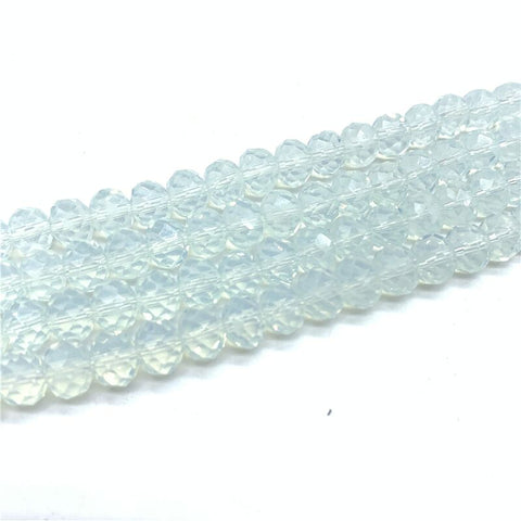 Image of Wholesale 4x6mm/50pcs Crystal Rondel Faceted Crystal Glass Beads Loose Spacer Round Beads for Jewelry Making Jewelry Diy-FrenzyAfricanFashion.com