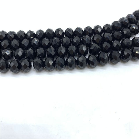 Image of Wholesale 4x6mm/50pcs Crystal Rondel Faceted Crystal Glass Beads Loose Spacer Round Beads for Jewelry Making Jewelry Diy-FrenzyAfricanFashion.com