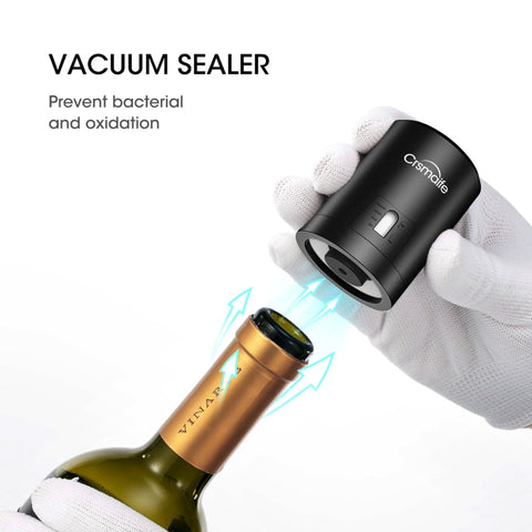 Image of Vacuum Red Wine Bottle Cap Stopper Vacuum Sealer Wine Stopper Fresh Wine Keeper Champagne Cork Stopper Kitchen Bar Tools-FrenzyAfricanFashion.com