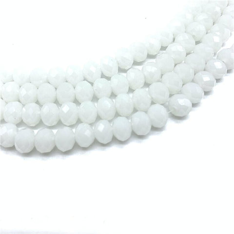 Image of Wholesale 4x6mm/50pcs Crystal Rondel Faceted Crystal Glass Beads Loose Spacer Round Beads for Jewelry Making Jewelry Diy-FrenzyAfricanFashion.com