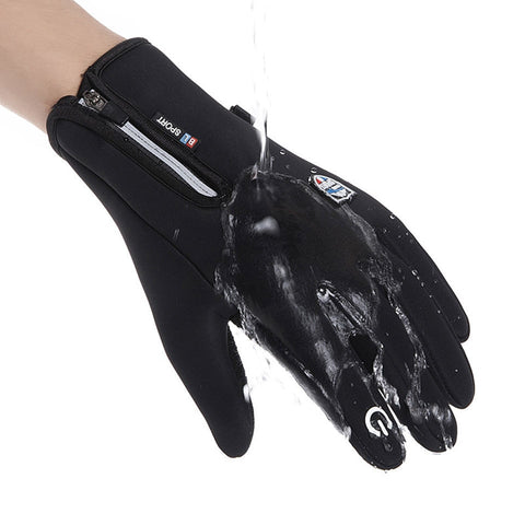 Image of New Warm Winter Ice Fishing Gloves Waterproof Coating Windproof Breathable Full Finger Non-slip Carp Outdoor Fishing Apparel-FrenzyAfricanFashion.com