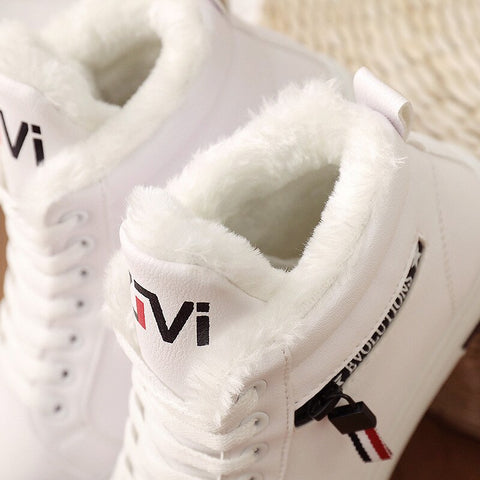 Image of Winter Boots Women Ankle Plush Shoes Sneakers-FrenzyAfricanFashion.com