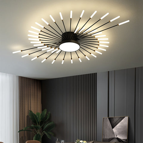 Image of Hot sale fireworks led Chandelier For Living Room Bedroom Home chandelier Modern Led Ceiling Chandelier Lamp Lighting chandelier-FrenzyAfricanFashion.com