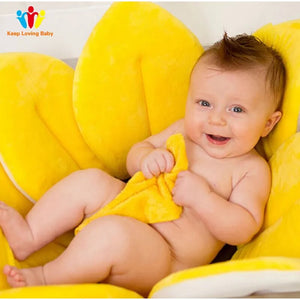 Baby Bath Blooming Flower Bathtub Foldable Lotus Shape Cushion Skin Soft Seat-FrenzyAfricanFashion.com