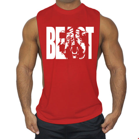 Image of Sports Sling Sleeveless Fitness T-shirt Muscle Vest-FrenzyAfricanFashion.com