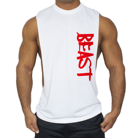 Image of Basic Men's Sports Workout Sleeveless T-shirt Vest-FrenzyAfricanFashion.com