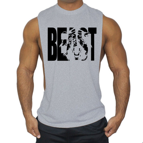 Image of Sports Sling Sleeveless Fitness T-shirt Muscle Vest-FrenzyAfricanFashion.com