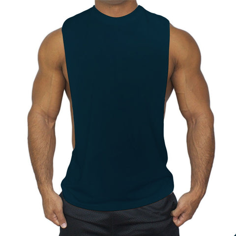 Image of Basic Men's Sports Workout Sleeveless T-shirt Vest-FrenzyAfricanFashion.com