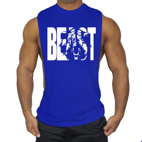 Image of Sports Sling Sleeveless Fitness T-shirt Muscle Vest-FrenzyAfricanFashion.com