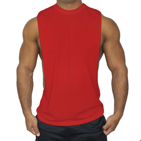 Image of Basic Men's Sports Workout Sleeveless T-shirt Vest-FrenzyAfricanFashion.com