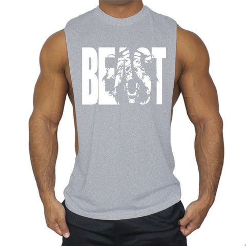 Image of Sports Sling Sleeveless Fitness T-shirt Muscle Vest-FrenzyAfricanFashion.com