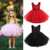 Toddler Girl Birthday Tulle Princess Pink Dress Baby Bowknot Dresses-FrenzyAfricanFashion.com
