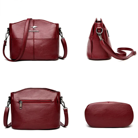 Image of Fashion Female High Quality Soft Leather Bag Ladies Handbags 2023 Women Shoulder Bag Small Crossbody Bags for Women Sac A Main-FrenzyAfricanFashion.com