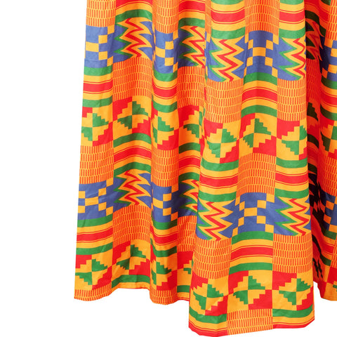 Image of african printing plus size polyester long dress-FrenzyAfricanFashion.com