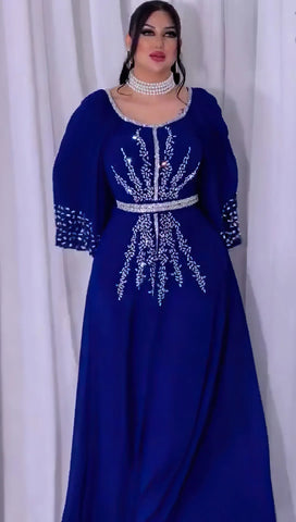 Image of Abaya Women Party Dresses Ramadan Morocco Kaftan Dubai-FrenzyAfricanFashion.com