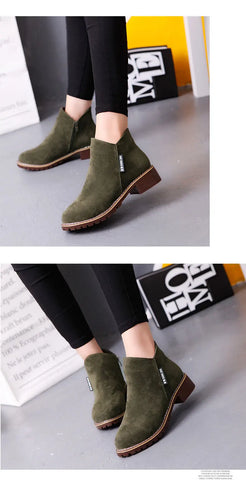 Image of Ankle Boots Comfortable Plus Size Snow Boots for Women Female Platform Boots Botas De Mujer-FrenzyAfricanFashion.com