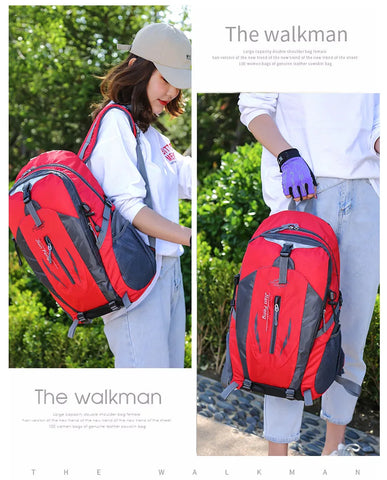 Image of Capacity Travel Bag Waterproof Men's and Women's Backpack Lightweight Travel Backpack-FrenzyAfricanFashion.com